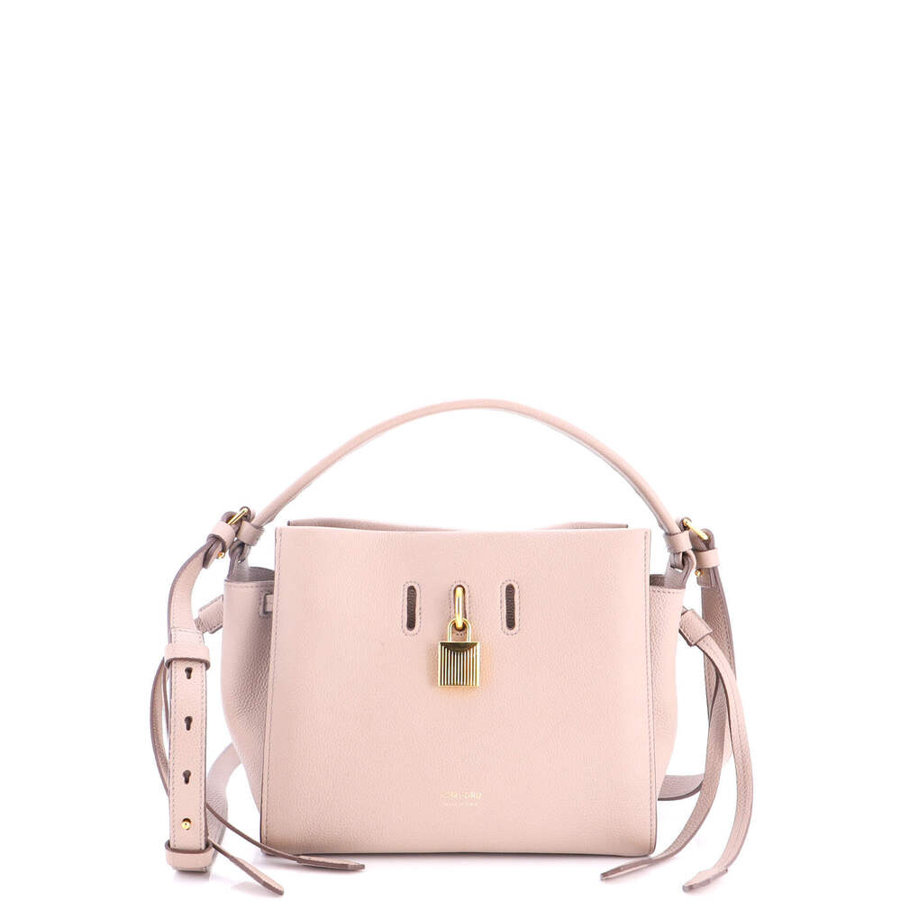 Tom Ford Small Padlock Top Handle Bag Leather